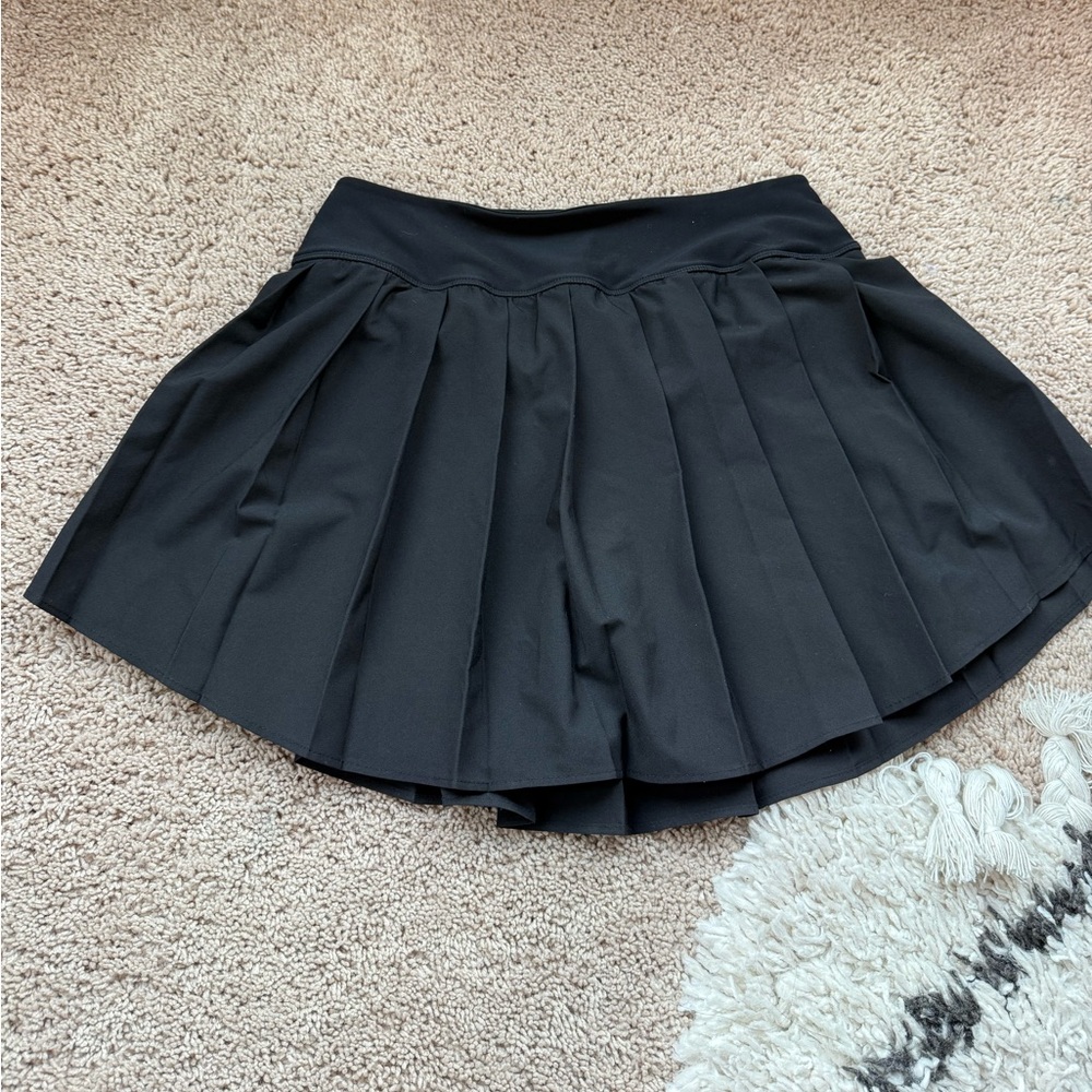 pleated tennis skirt